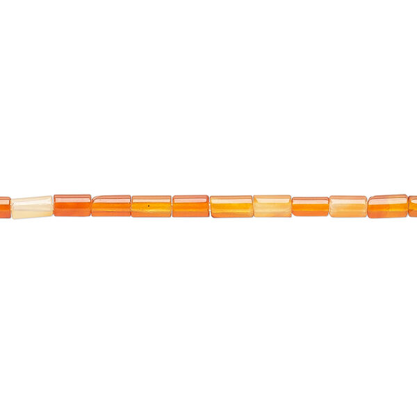 Carnelian 1pkg1, tube bead C grade, 15.5-16 inch 4x2mm image number 0