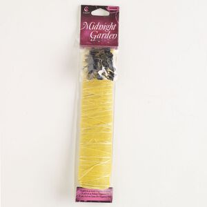 Ribbon and finding assortment, organza and antique brass- / black- / imitation rhodium-finished steel, mixed colors, 13mm flat and mixed sizes and shapes. Sold per 25-piece set.