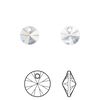 Drop 144pk crystal blue shade, Swarovski® 8mm pendant mini disk 6428 image number 0