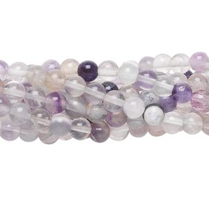 Rainbow fluorite 1pkg10, round bead natural 15.5-16 inch 4mm
