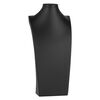 Display, necklace, leatherette, black, 16-3/4 x 8 x 4-1/2 inches. Sold individually. image number 0