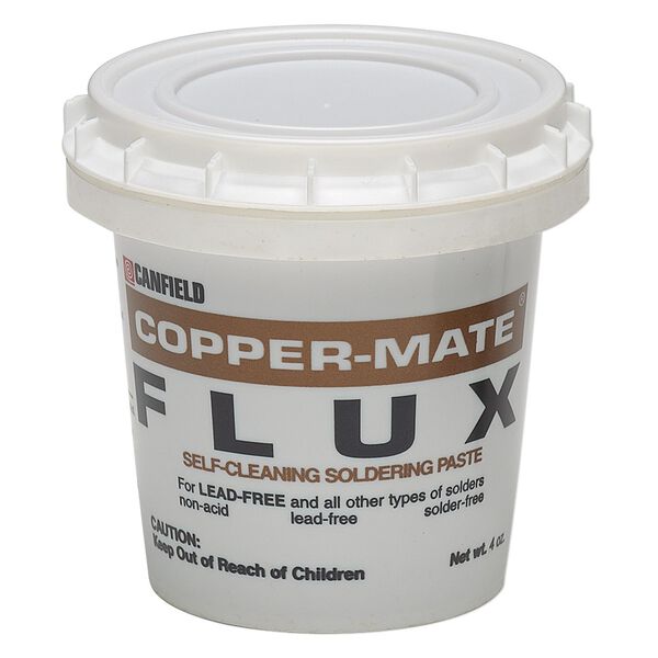 Flux paste, Canfield Copper-Mate®, pkg/4-ounce jar. image number 0