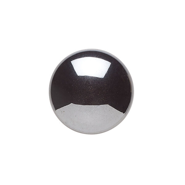 Cabochon, Hemalyke™ (man-made), 20mm calibrated round. Sold per pkg of 4. image number 0