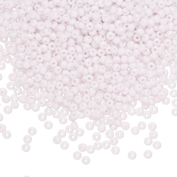 Seed bead, Preciosa Ornela Czech glass, pkg/50g, #11 rocaille, opaque pink, (73420). image number 0