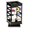 Display, acrylic, black, 12.75 x 7 x 7 inch revolving square. Sold individually. image number 1