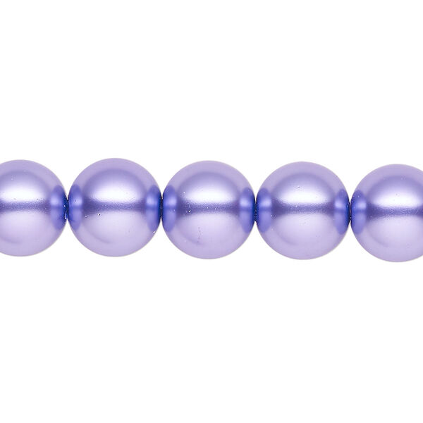 Pearl 1pk violet, Celestial Crystal&reg; 10mm round 15.5-16 inch image number 0