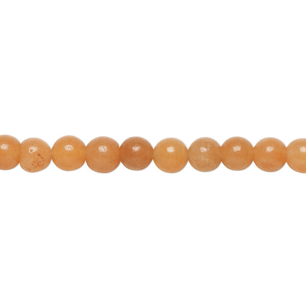 Bead 1pkg1 red aventurine, 5mm round B grade, 15.5-16 inch natural image number 0
