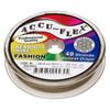 Beading wire, Accu-Flex&reg; 1pkg1, nylon and stainless steel, bronze, 49 strand, 0.019-inch diameter, 100-foot spool. image number 0
