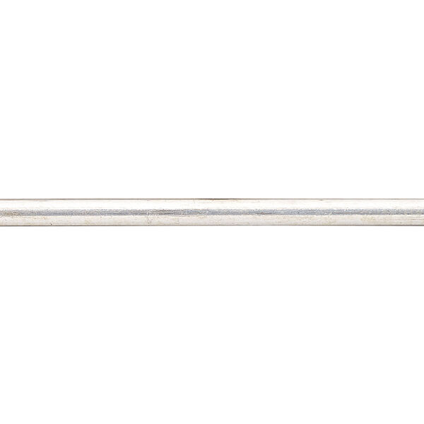 Wire, sterling silver, dead-soft, 3x2mm oval, 13 gauge. Sold per 1-foot pkg. image number 0
