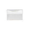 Earring card, PVC plastic, clear, 1 x 1/2 inch rectangle with adhesive front and no holes. Sold per pkg of 100. image number 1