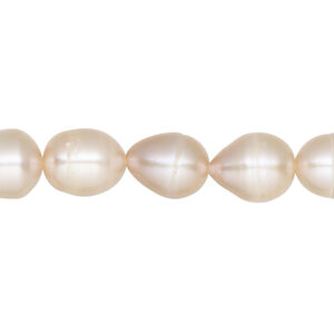 Freshwater 1pkg1, rice pearl natural, 15.5-16 inch mauve 8-9mm cultured