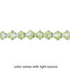 Bead 24pk cantaloupe, Crystal Passions&reg; 6mm bicone 5328 image number 2