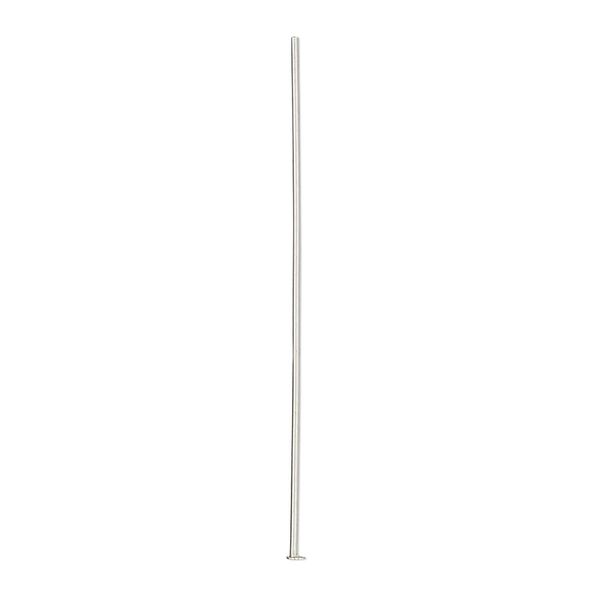 Head pin, stainless steel, 1-1/2 inches, 24 gauge. Sold per pkg of 50. image number 0