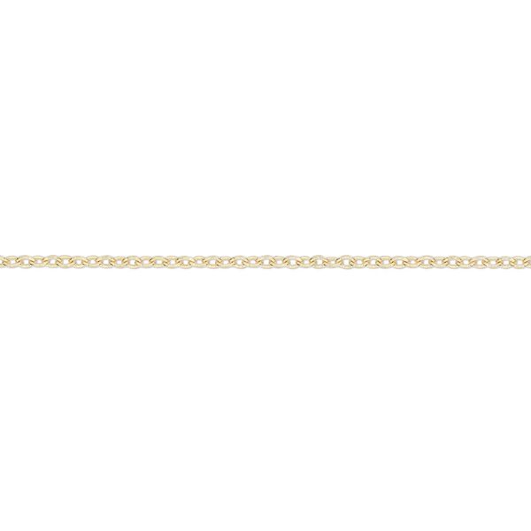 Chain, Gossamer™, 14Kt gold-filled, 1.2mm cable. Sold per pkg of 25 feet. image number 0