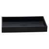 Display tray, plastic, black, 14-3/4 x 8-3/8 x 2 inches. Sold individually. image number 0
