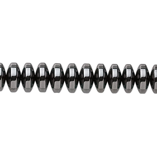 Bead, Hemalyke™ (man-made), 8x3.5mm rondelle. Sold per 15-1/2" to 16" strand. image number 0