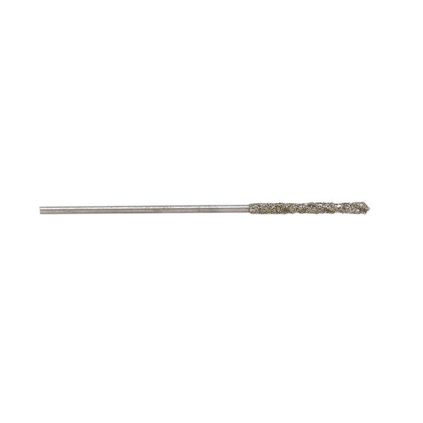 Drill bit, diamond-coated high speed steel, 1-1/4 inches with 1.2mm twisted bit and 0.89mm shank. Sold per pkg of 5. image number 1