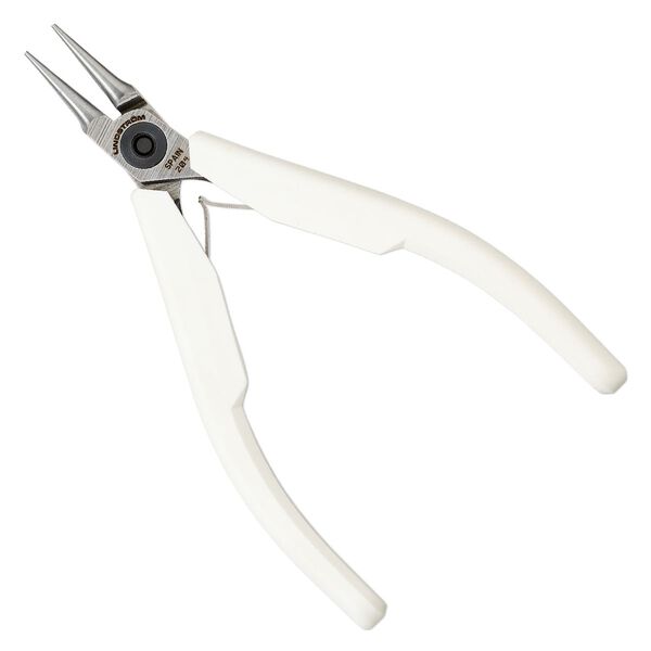 Pliers Lindstrom® Supreme series 1pkg1 alloyed steel, 4-3/4 inches round-nose, white / silver  (PLR-7590) image number 0