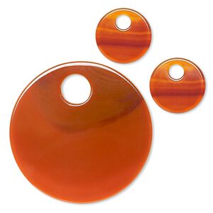 Red agate 1pkg3, round go-go drop 52mm / 20mm