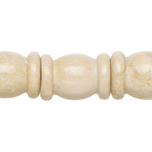 Soapstone 1pkg1, spool bead, 15 inch 20x13mm-22x14mm