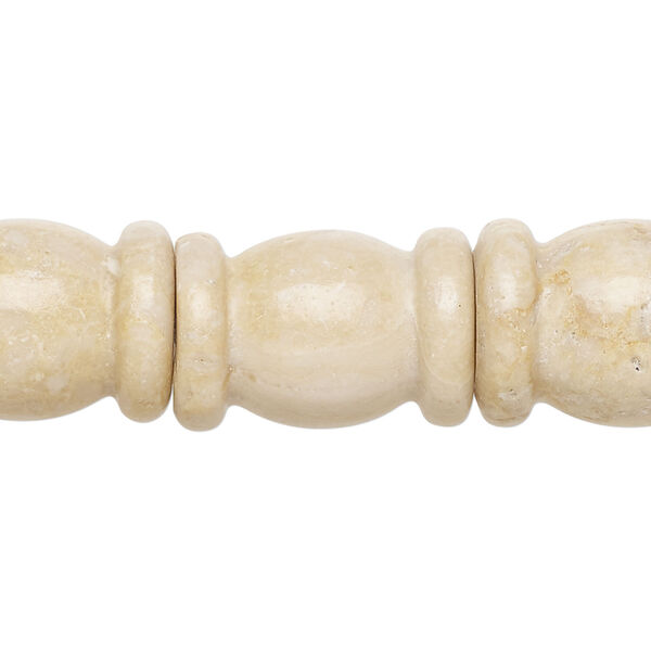 Soapstone 1pkg1, spool bead, 15 inch 20x13mm-22x14mm image number 0