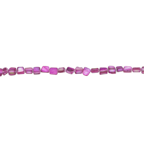 Mother-of-pearl shell 1pkg1, triangle tube bead 15 inch mulberry 7x5mm-11x10mm image number 1