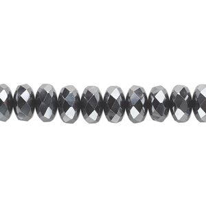 Hemalyke™ 1pkg1, faceted rondelle bead 15.5-16 inch 8x3mm