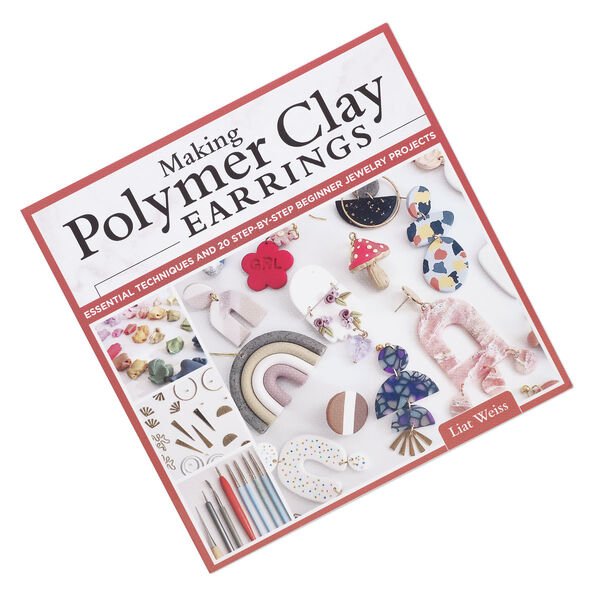 Book, "Making Polymer Clay Earrings" by Liat Weiss. Sold Individually. image number 0