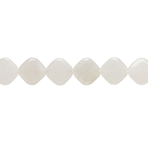Green aventurine 1pkg1, puffed diamond bead natural, 15 inch 34mm image number 1
