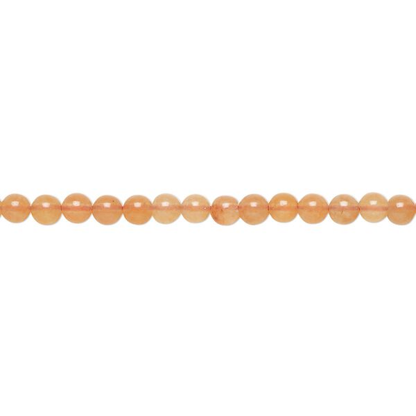 Red aventurine 1pkg1, round bead natural 15.5-16 inch 3mm image number 0