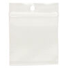 Bag, Tite-Lip™, plastic, clear, 2x2-inch top zip with top hole. Sold per pkg of 100. image number 1