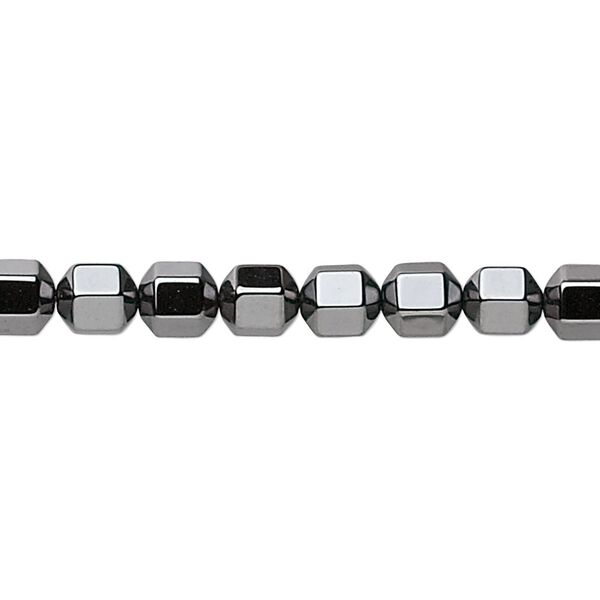 Hemalyke™ 1pkg1, faceted drum bead 15.5-16 inch 6mm image number 0