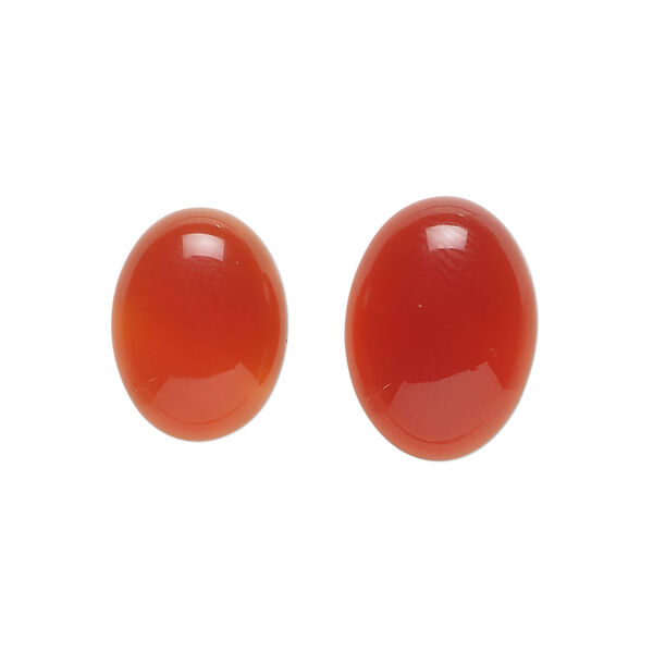 Carnelian 1pkg2, oval cab, 18x13mm image number 0