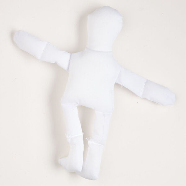 Muslin 1pkg1, doll white 9x8 inch image number 0