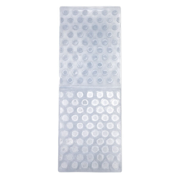 Embosser folder, QuicKutz®, blue, 5-3/4 x 4-1/4 inch rectangle with large polka dot designs, A2 series. Sold individually. image number 0