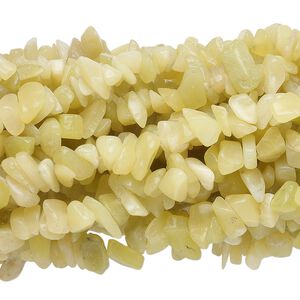 New "jade" 1pkg10, chip bead natural 34 inch medium