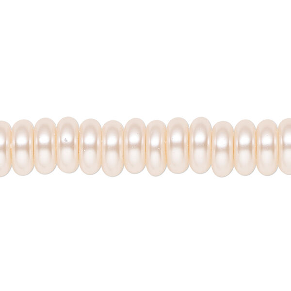 Pearl 1pk rosaline, Celestial Crystal® 8x3mm rondelle 15.5-16 inch image number 0