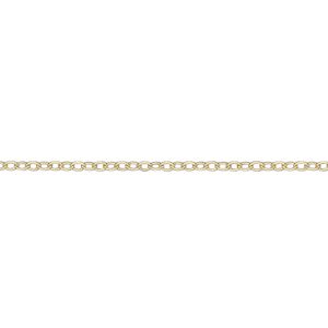 Chain 1pkg1 14Kt gold-filled cable, 1.7mm flat, Gossamer™ 5 foot unfinished