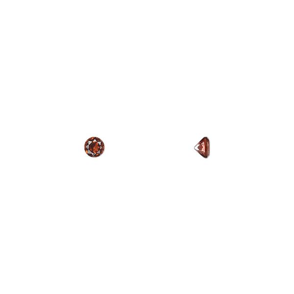 Almandite garnet 1pkg8, hand-cut faceted round gem natural 3mm image number 0