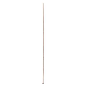 Head pin, antique copper-plated brass, 4 inches, 21 gauge. Sold per pkg of 100.