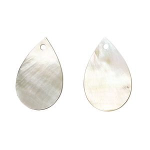 Drop, black lip shell (natural), 21x14mm hand-cut top-drilled teardrop, Mohs hardness 3-1/2. Sold per pkg of 2.