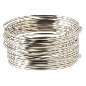 Copper 1pkg1, round Wrapit® wire 8.5 foot 12 gauge nickel silver 0.081mm