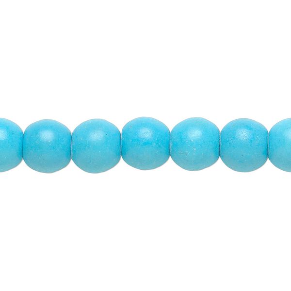 Magnesite 1pkg1, round bead 15.5-16 inch 8mm image number 0