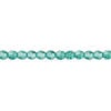 Bead 1pkg144 Caribbean green, Crystal Passions&reg; Regenerated 4mm round 5000 image number 0