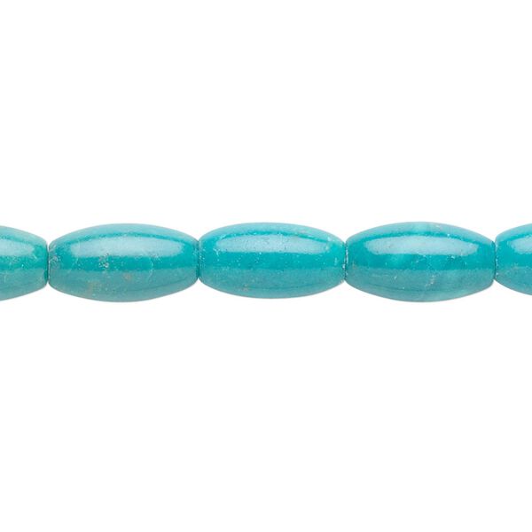 Turquoise 1pkg1, barrel bead 15.5-16 inch 12x6mm image number 0