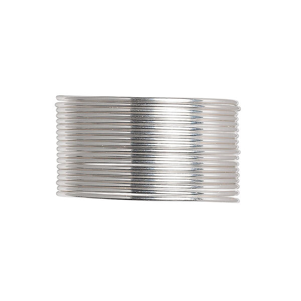 Wire, sterling silver, dead-soft, round, 20 gauge. Sold per 25-foot spool. image number 0