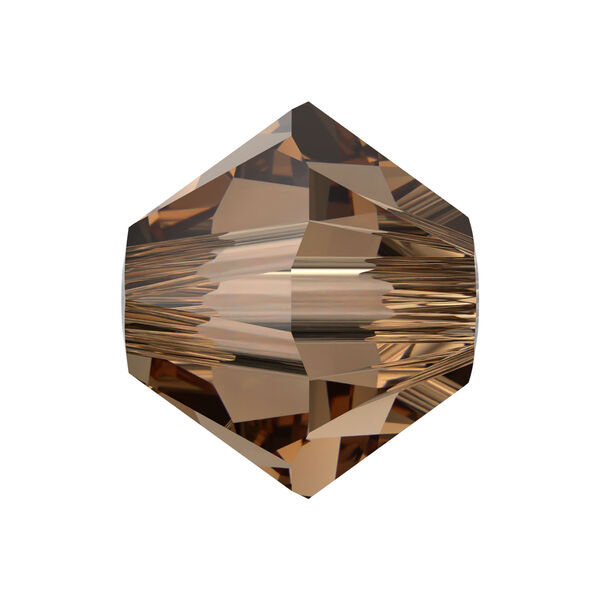 Bead 1pkg1440 light smoked topaz, Swarovski® ReCreated™, 4mm bicone 5328 image number 0