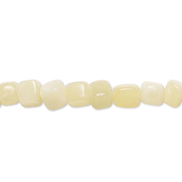 Peridot new "jade" 1pkg1, pebble bead natural C+ grade, 15 inch small image number 0