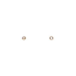 Bead, 14Kt rose gold-filled, 2.5mm seamless round. Sold per pkg of 100.