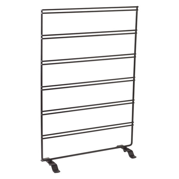 Display, earring, steel, black, 14 x 9-1/2 x 3-1/4 inches. Sold individually. image number 0